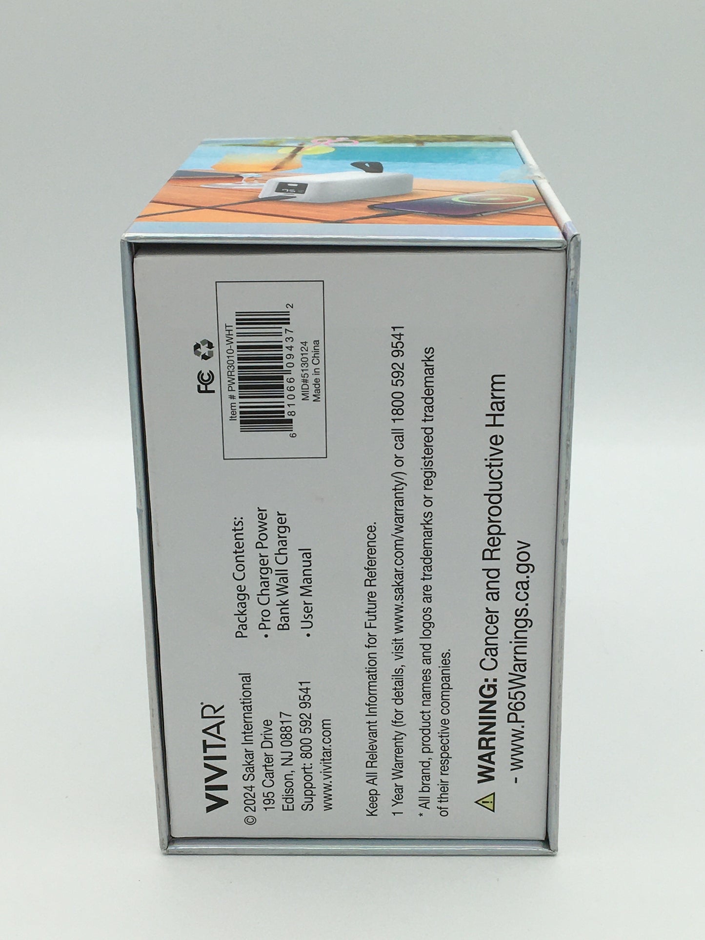 New Vivitar Pro Charger Power Bank PWR3010-WHT
