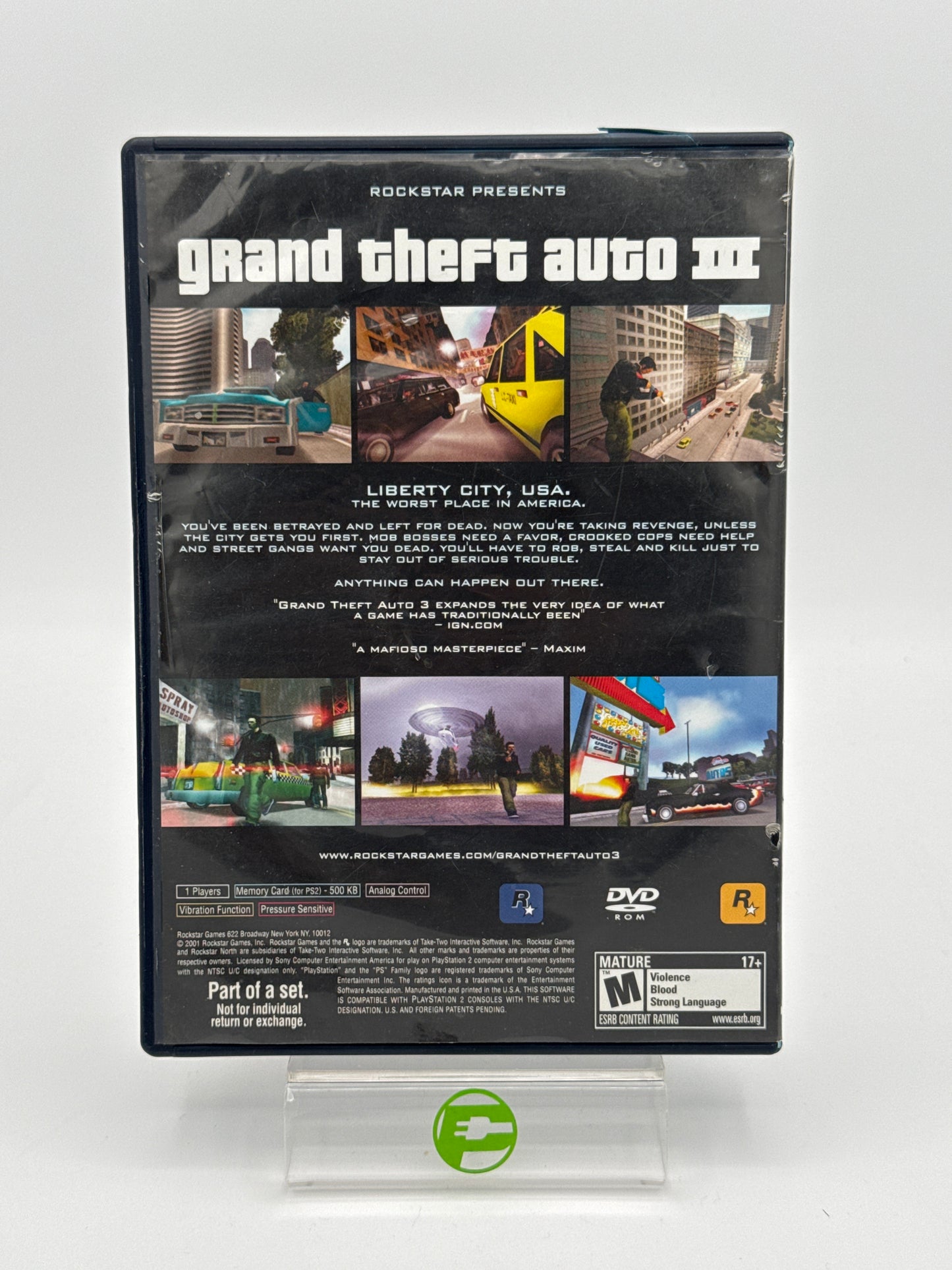 Grand Theft Auto III (Sony PlayStation 2 PS2, 2001)