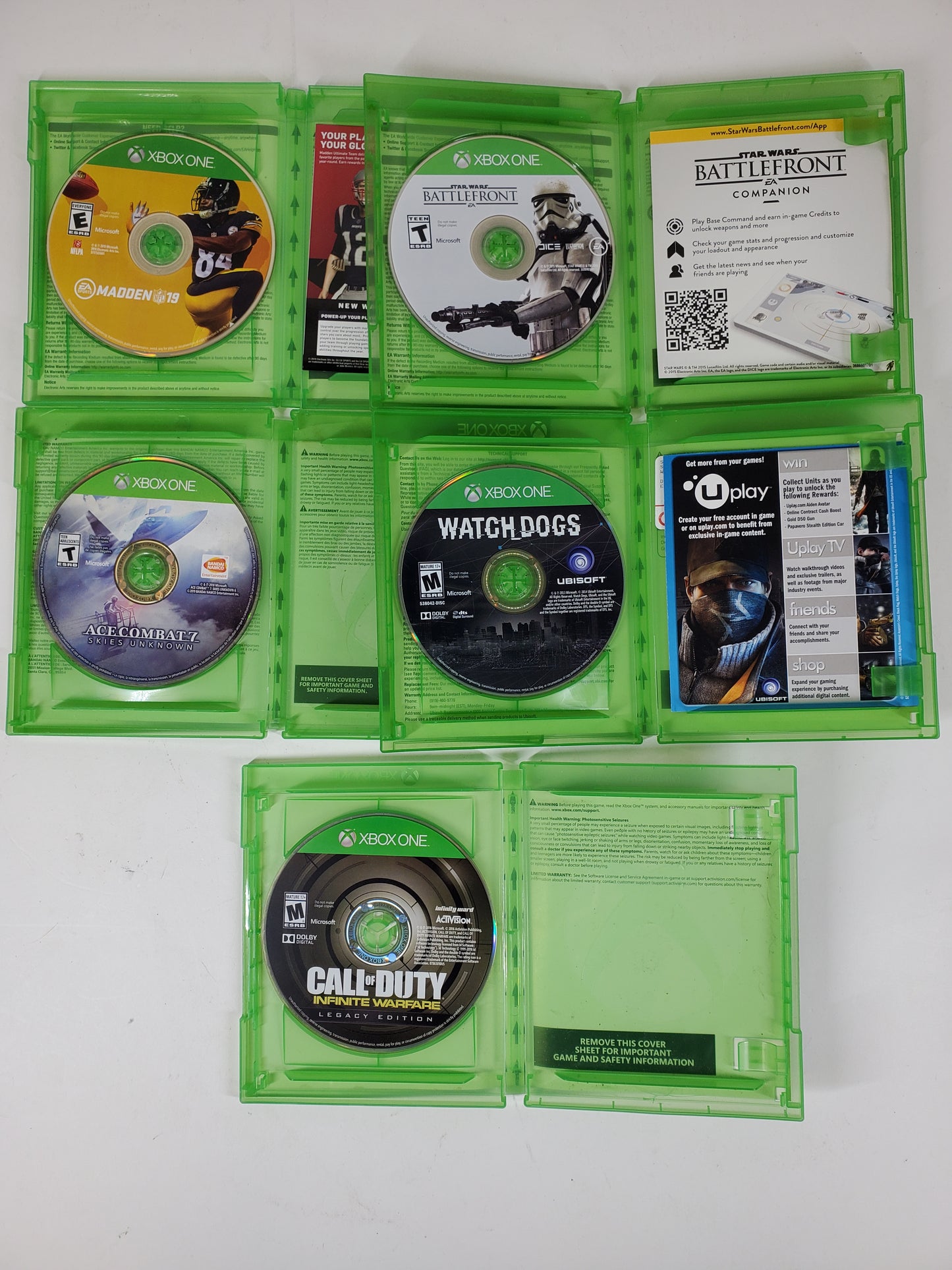 Lot of 10 Microsoft Xbox One Games