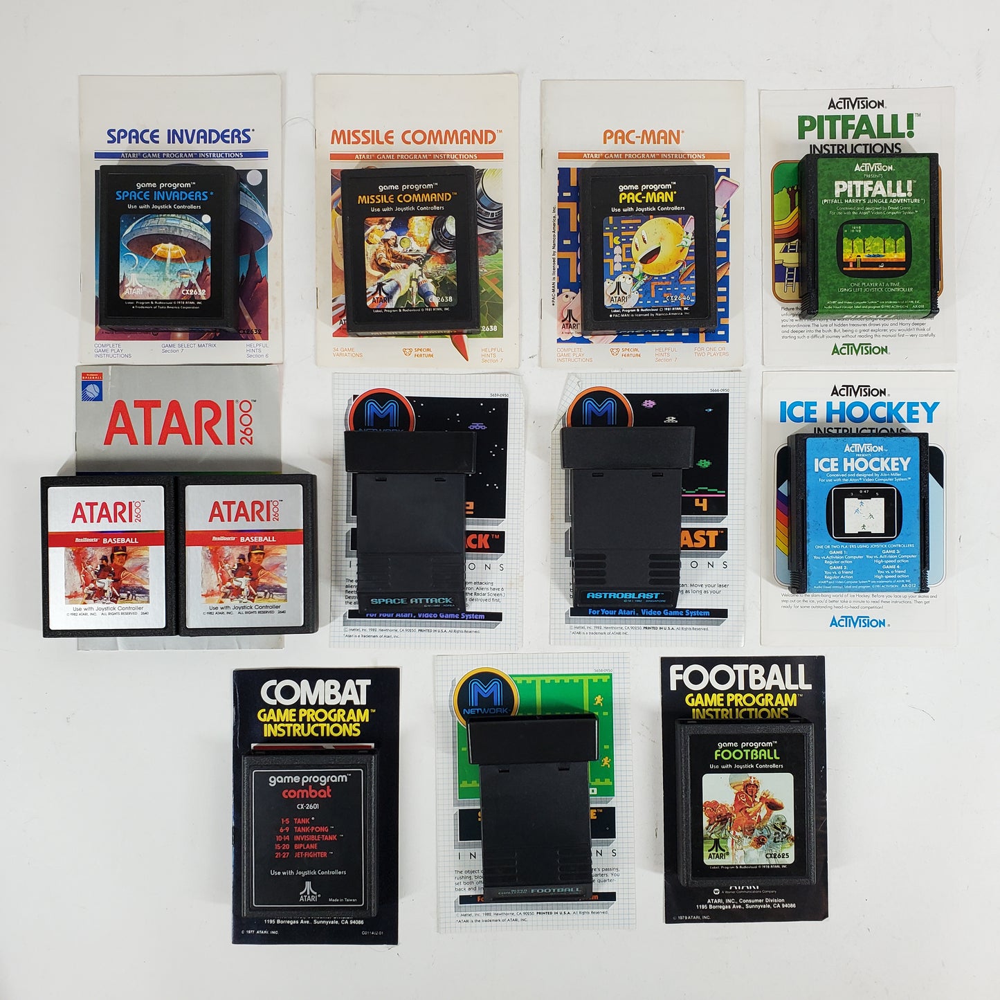 Lot of 11 Atari 2600 Games