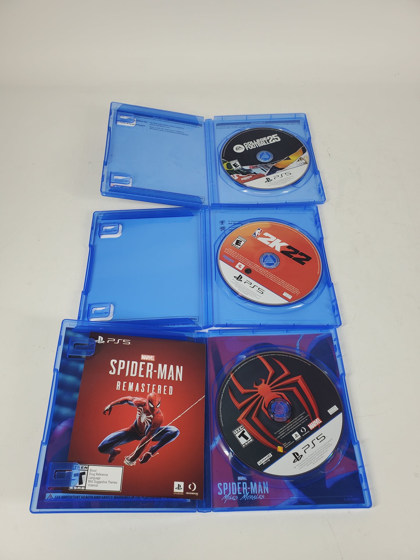 Lot of 4 Sony PlayStation 5 PS5 Games