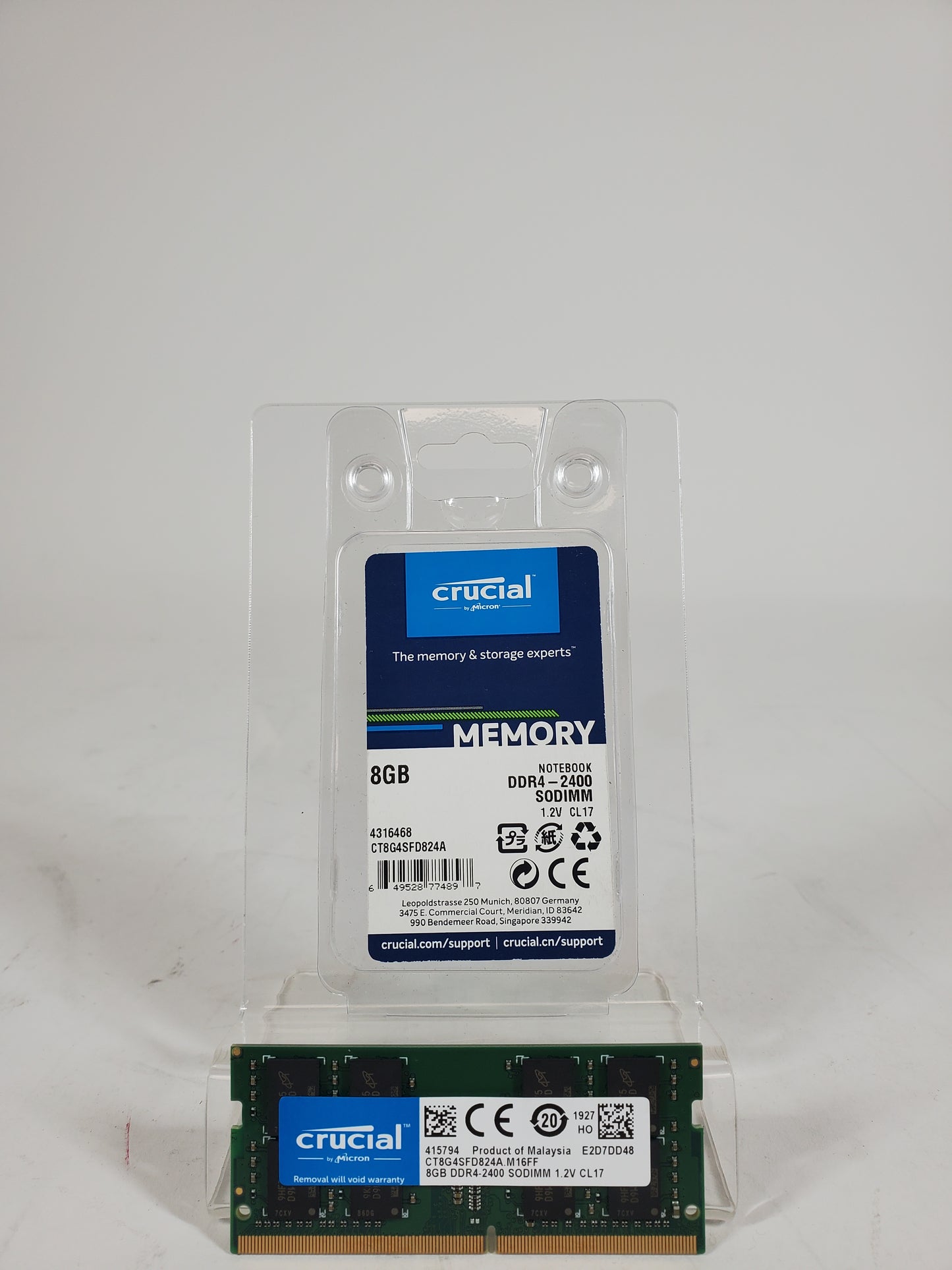Crucial Notebook 8GB (1x8GB) RAM DDR4 2400MHz 4316468