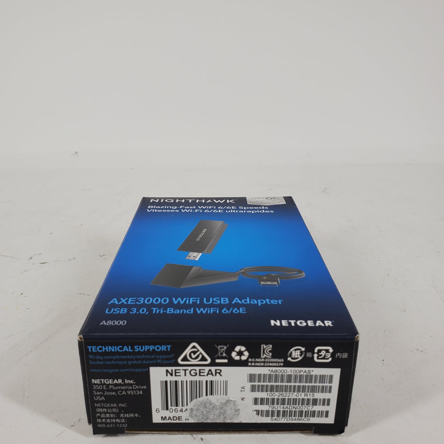 New NETGEAR Nighthawk AXE3000 WIFI USB ADAPTER A8000