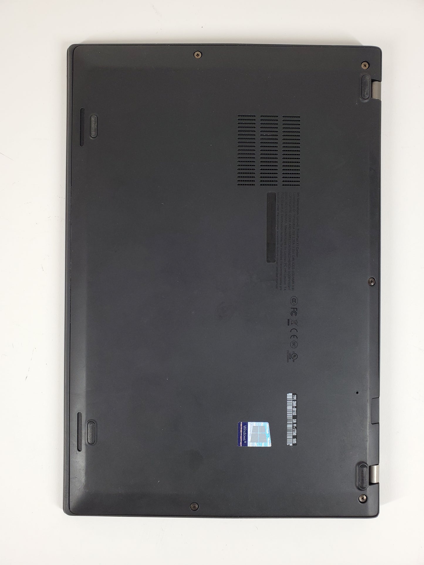 Broken Lenovo ThinkPad X1 CARBON 5TH GENERATION 14" i5-7200U 8GB RAM 128GB BAD BATTERY