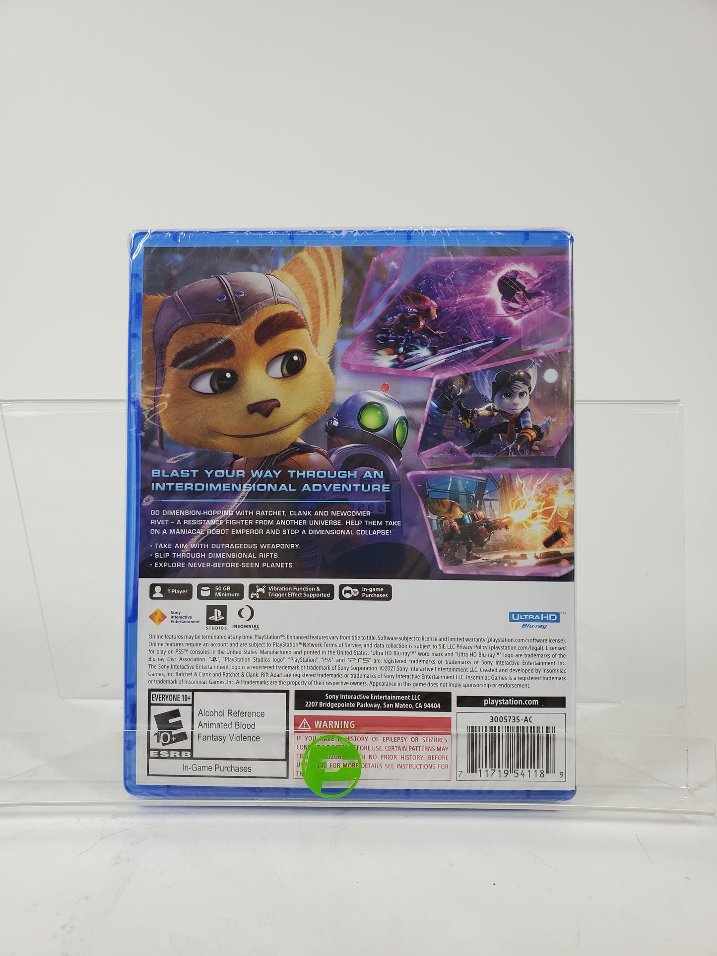 New Ratchet and Clank: Rift Apart (Sony PlayStation 5 PS5, 2021)