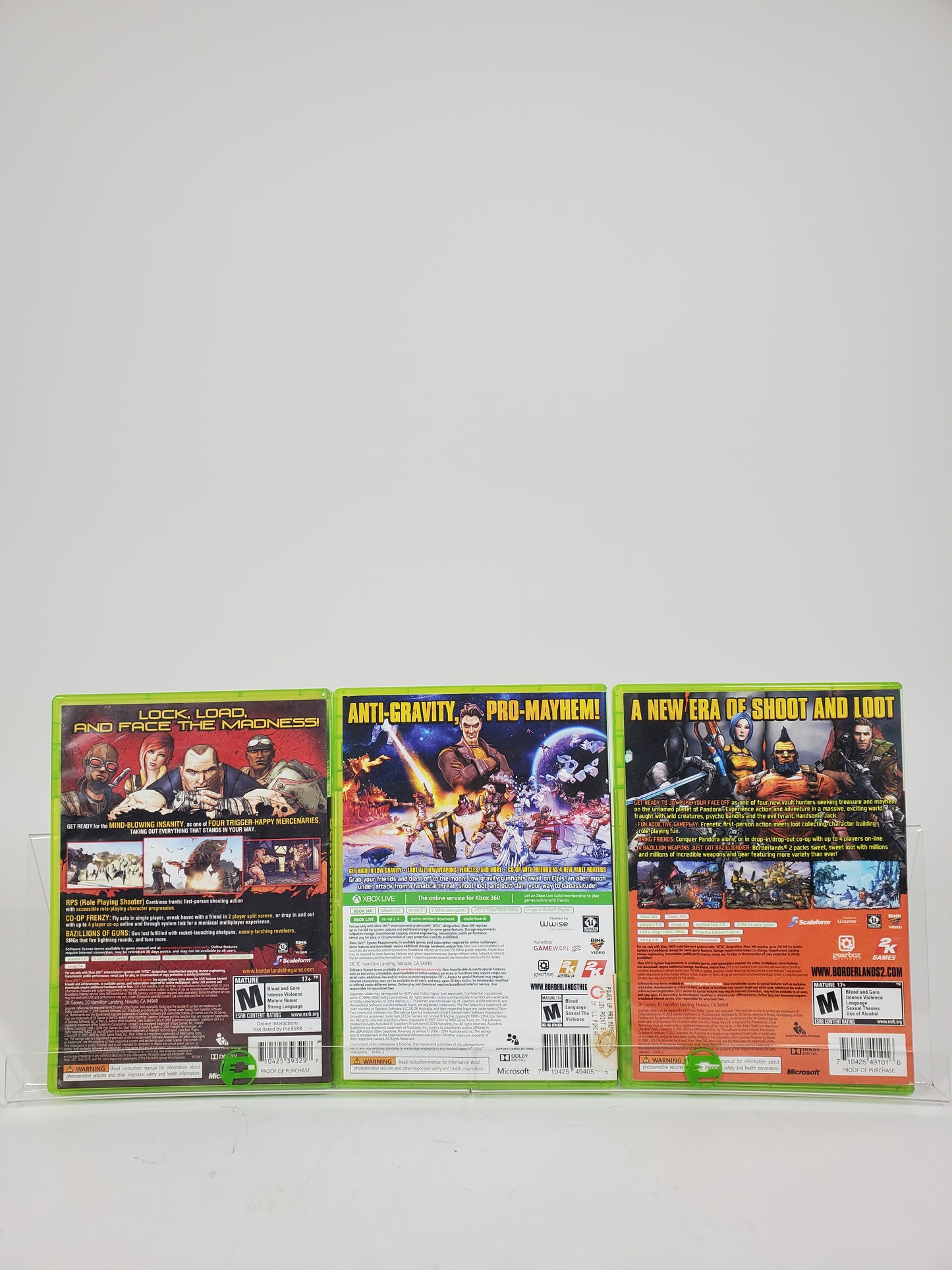 Lot of 3 Microsoft Xbox 360 Games