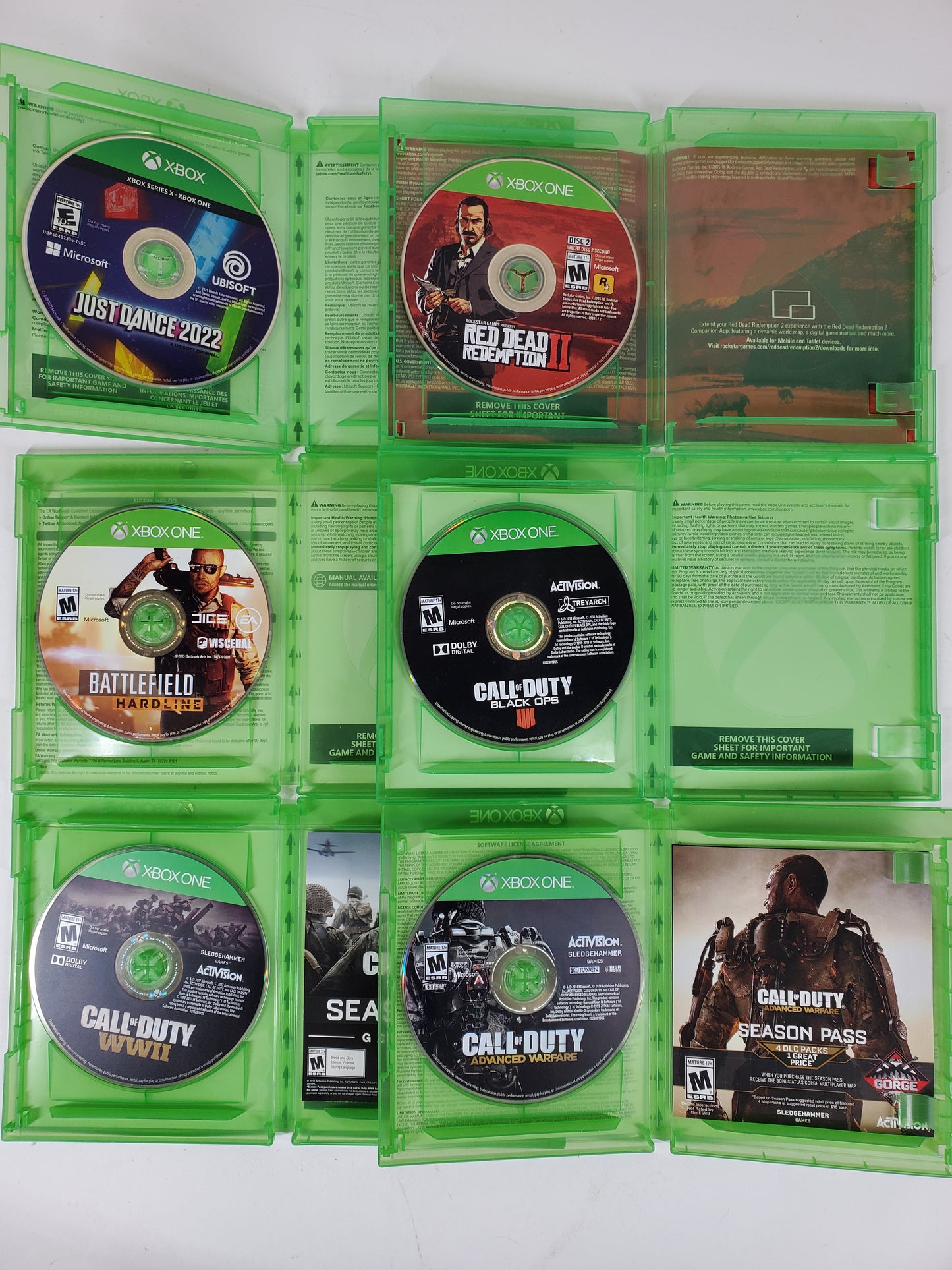 Lot of 10 Microsoft Xbox One Games