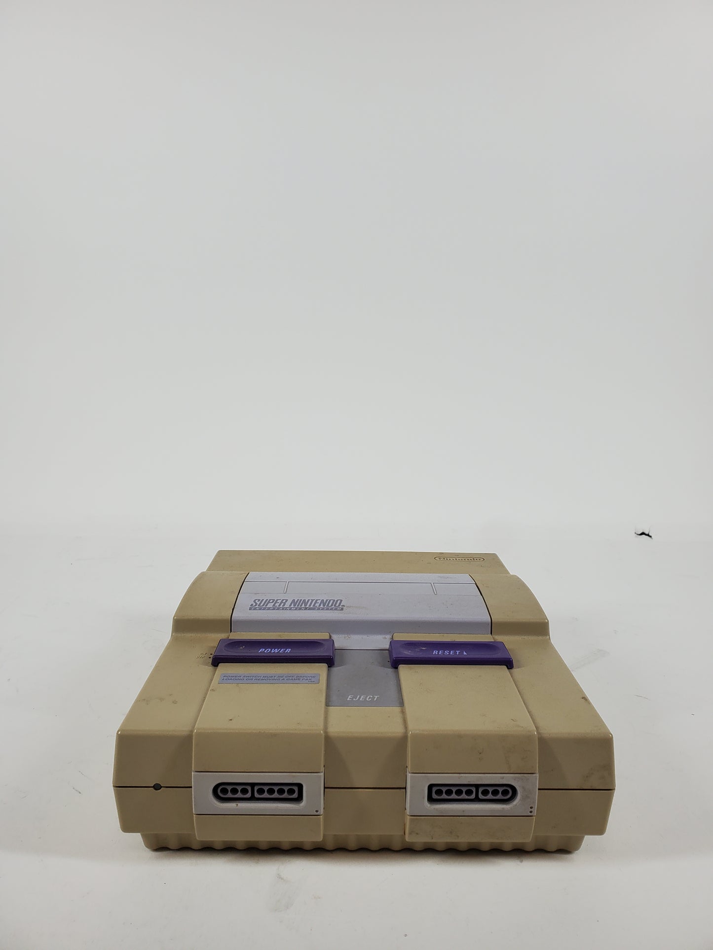 Super Nintendo Entertainment System NES Video Game Console NES-001 Gray