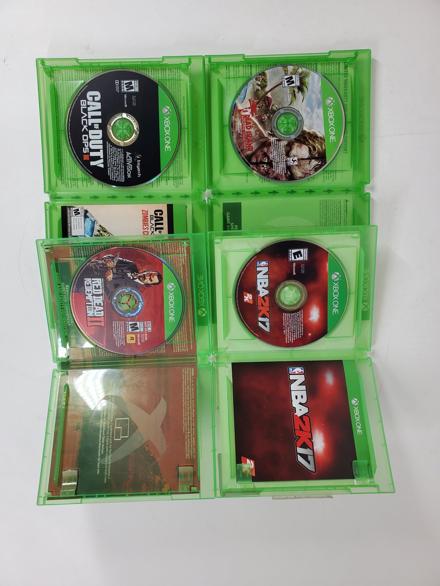 Lot of 9 Microsoft Xbox One Games