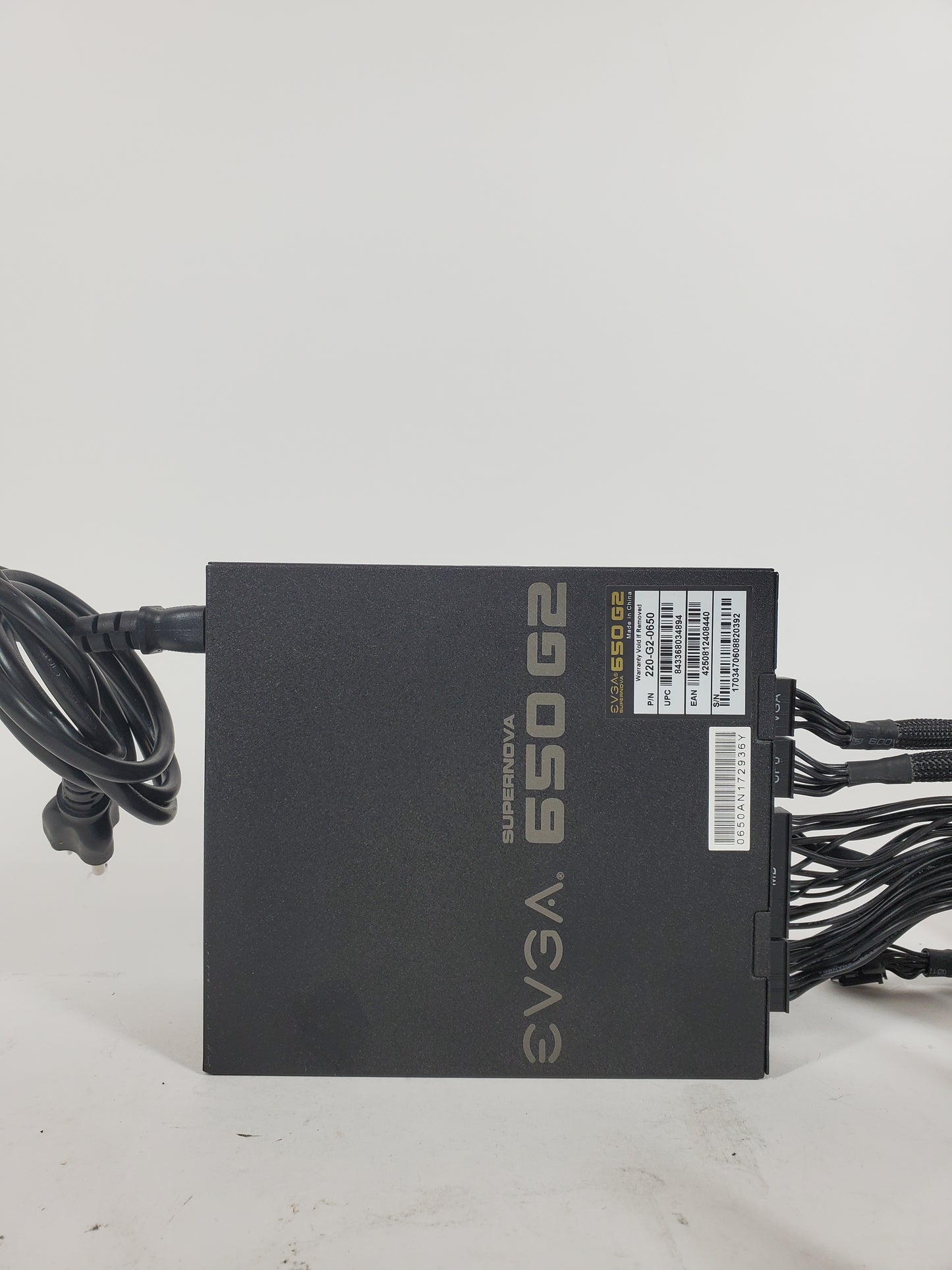 EVGA SuperNOVA 650 G2 220-G2-0650 80 Plus Gold 650W Fully Modular Power Supply
