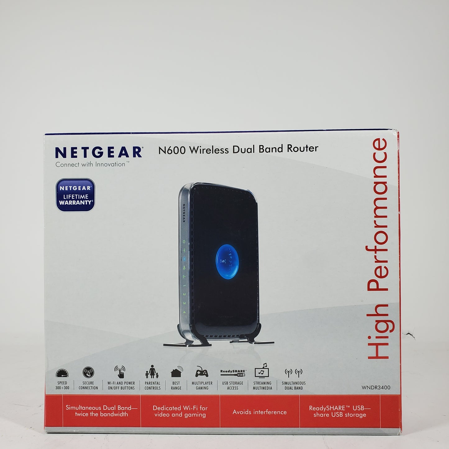 New NETGEAR N600 Wireless Dual Band Router Dual Band N600 Wireless Router