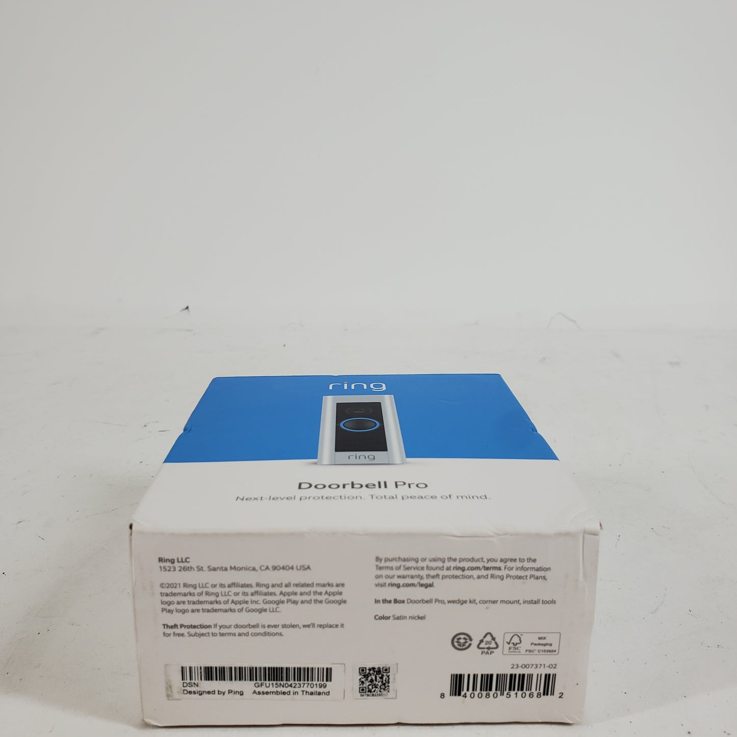 New Ring Wired Doorbell Pro RING CAMERA 23-007371-02