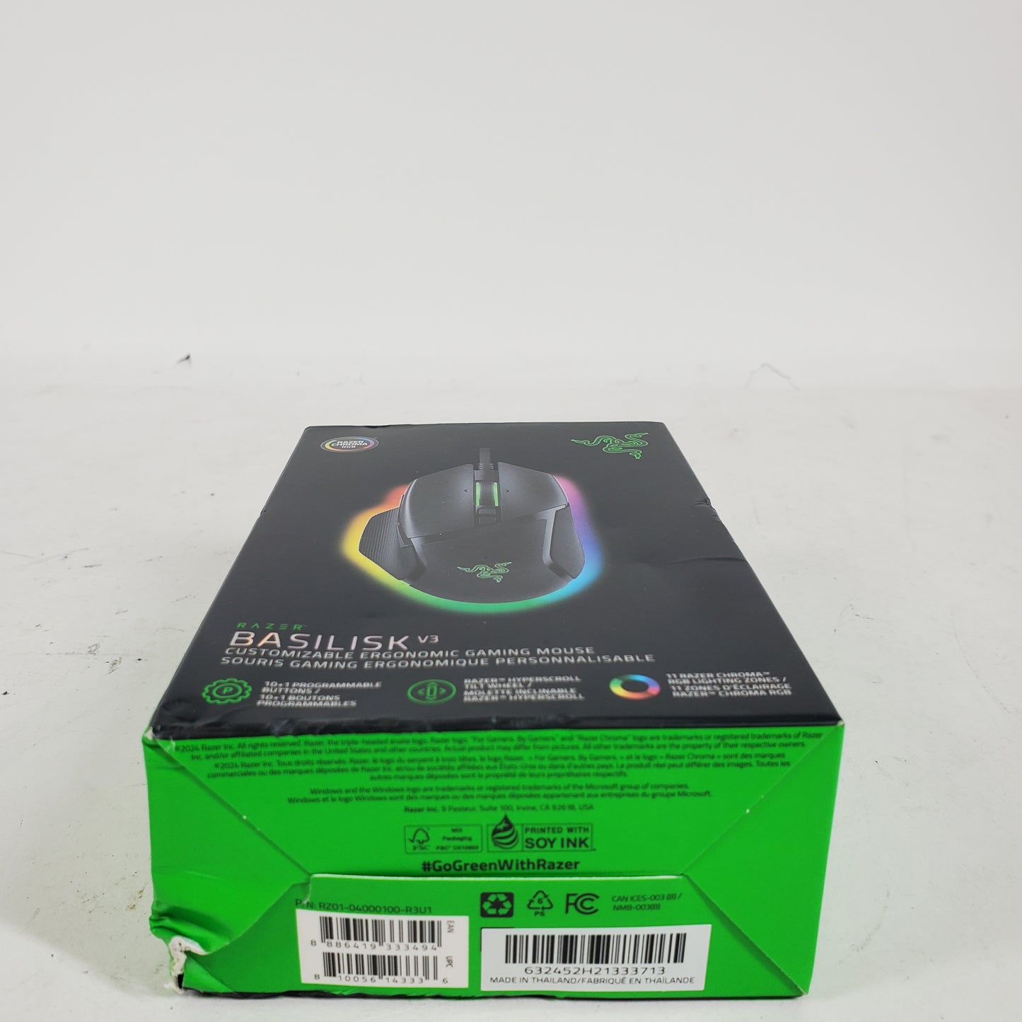 New Razer Basilisk V3 Black RZ01-04000100-R3U1 Multi-Platform
