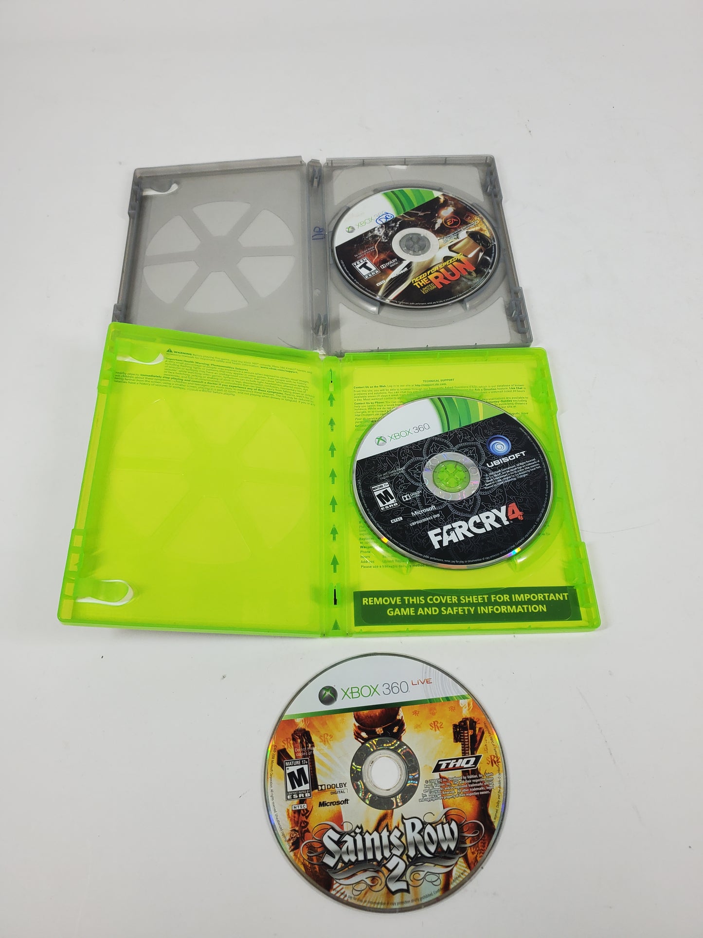 Lot of 6 Microsoft Xbox 360 Games