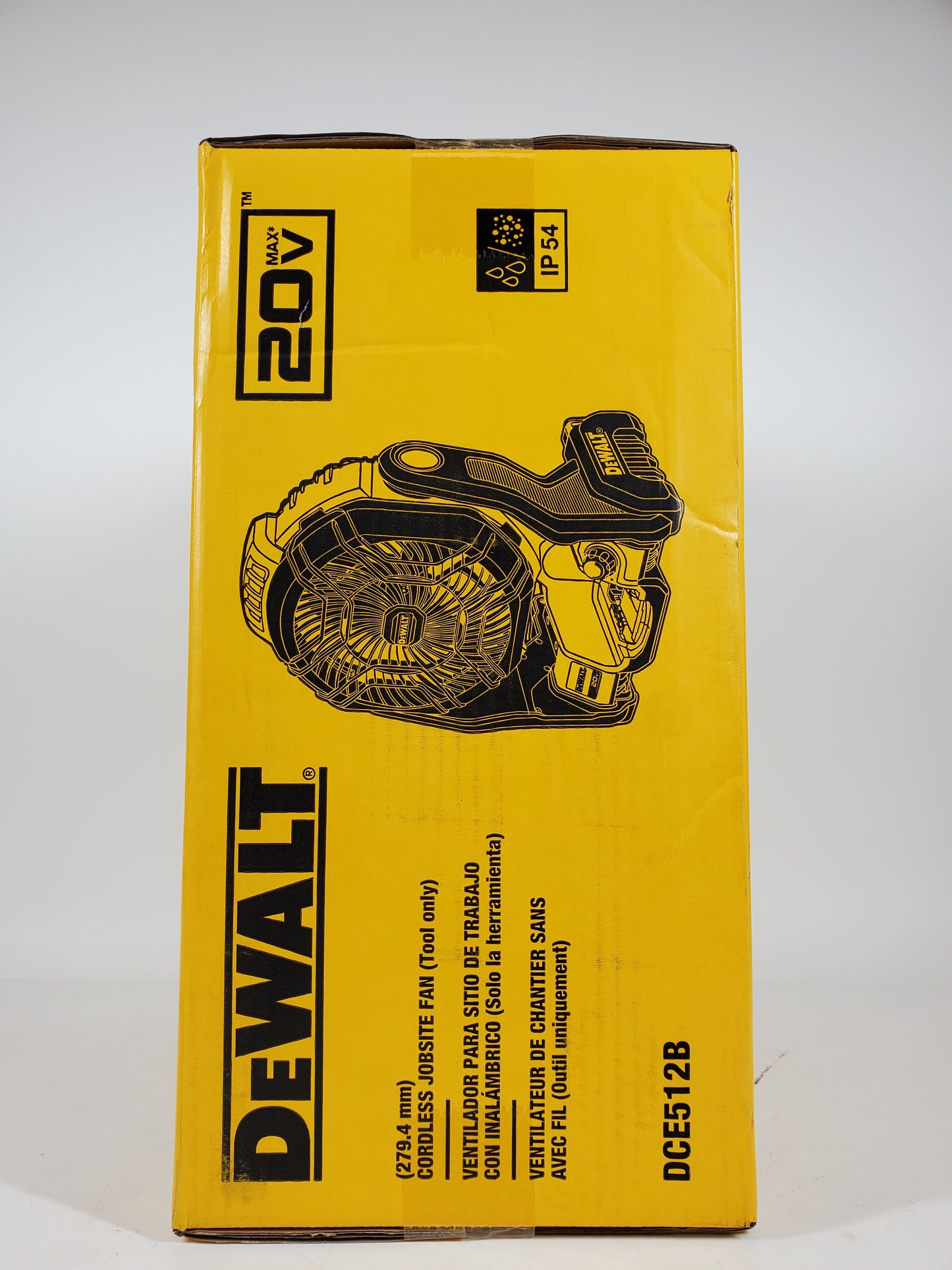New DeWalt DCE512B 20V MAX JOBSITE FAN