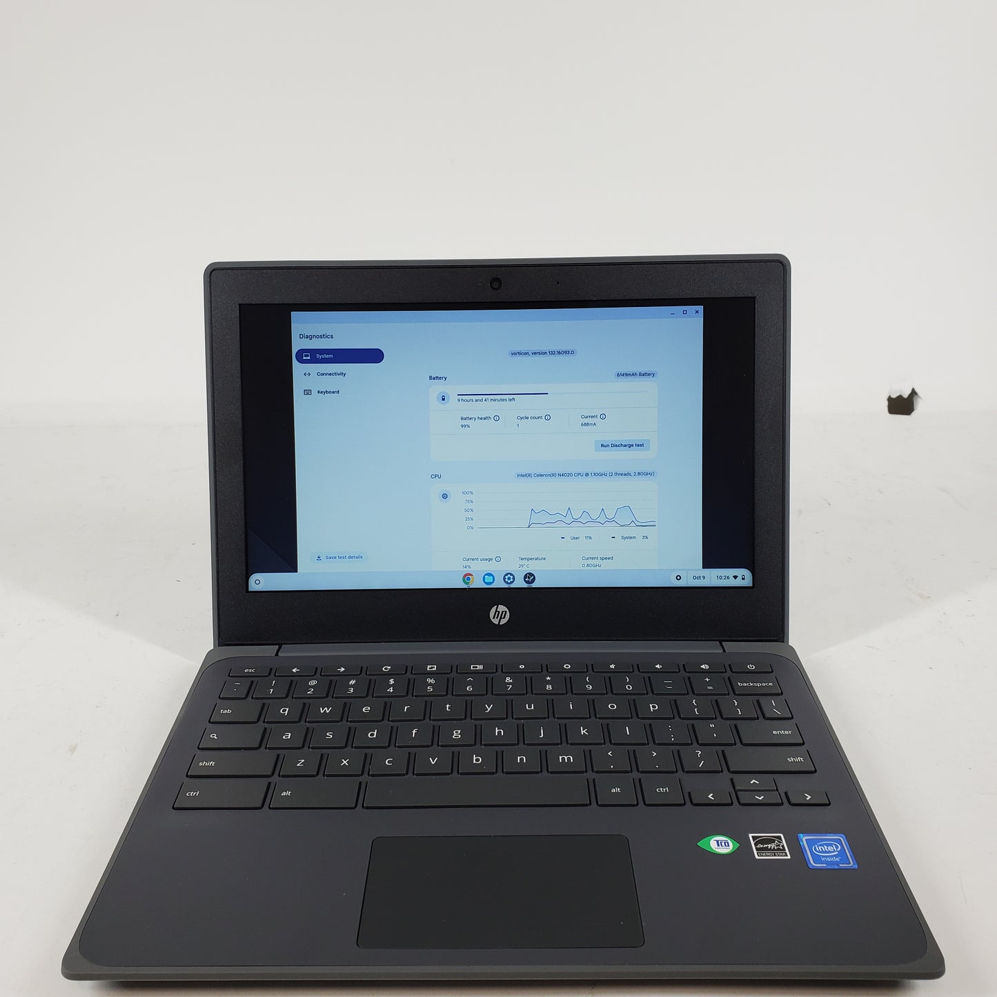 HP Chromebook 11A 11 G8 EE 11.6" Celeron N4020 1.1GHz 4GB RAM 32GB SSD