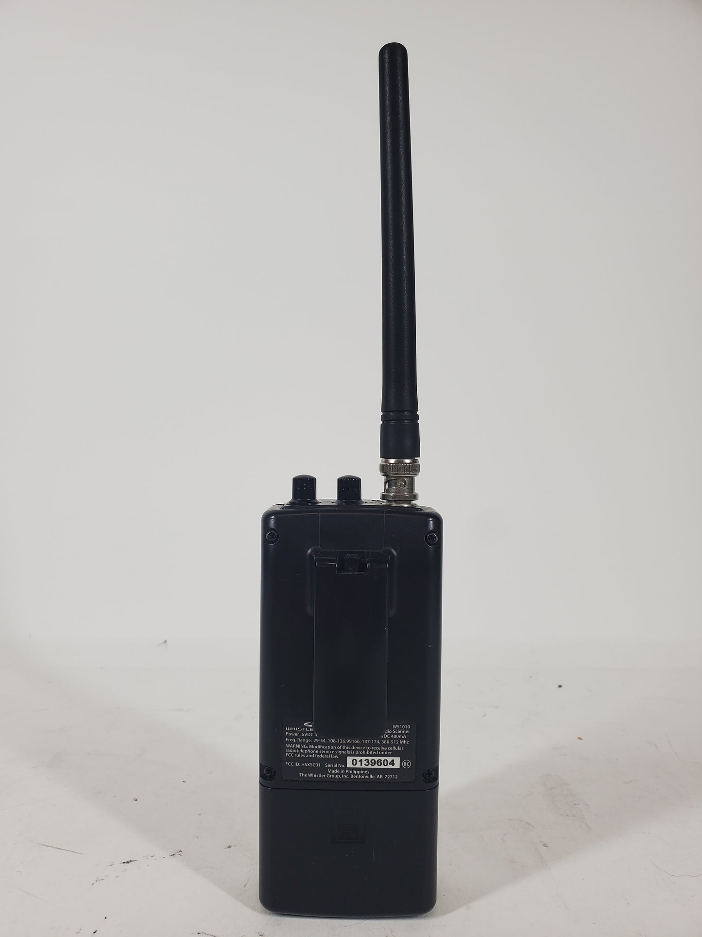 Whistler WS1010 RADIO SCANNER WS1010