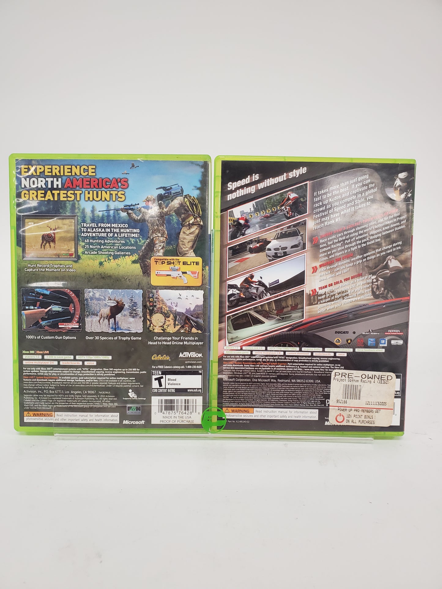 Lot of 6 Microsoft Xbox 360 Games