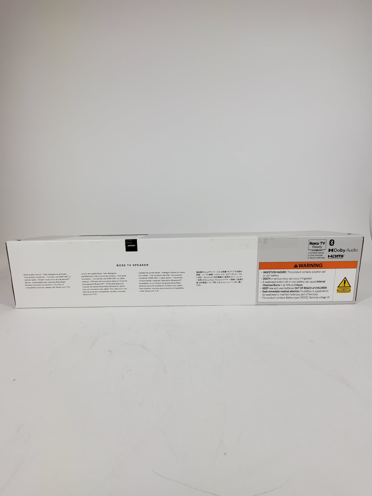 New Bose TV Speaker TV Speaker Black 838309-1100