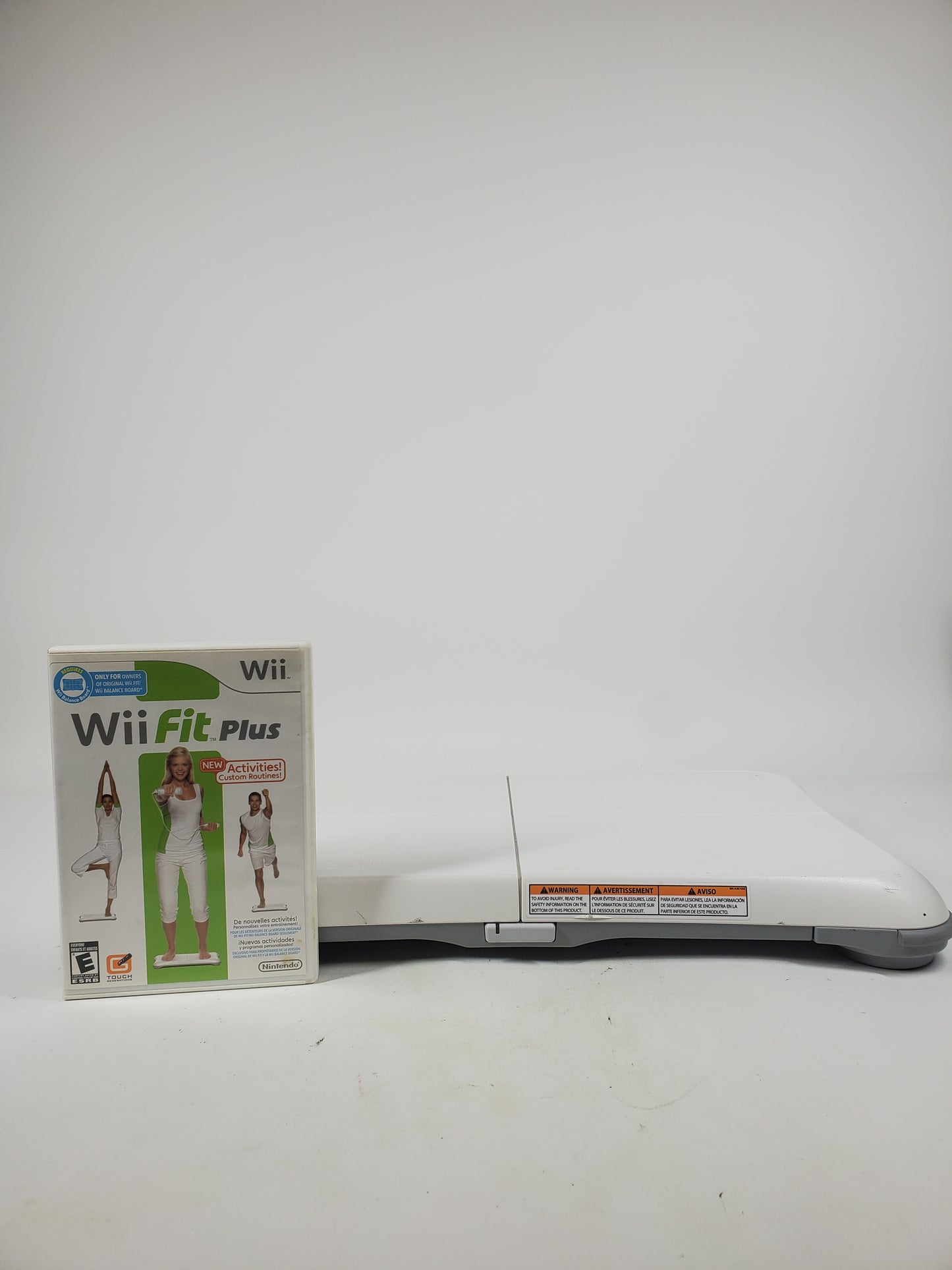 Broken Nintendo Wii Balance Board White RVL-021 Corroded Battery Compartment