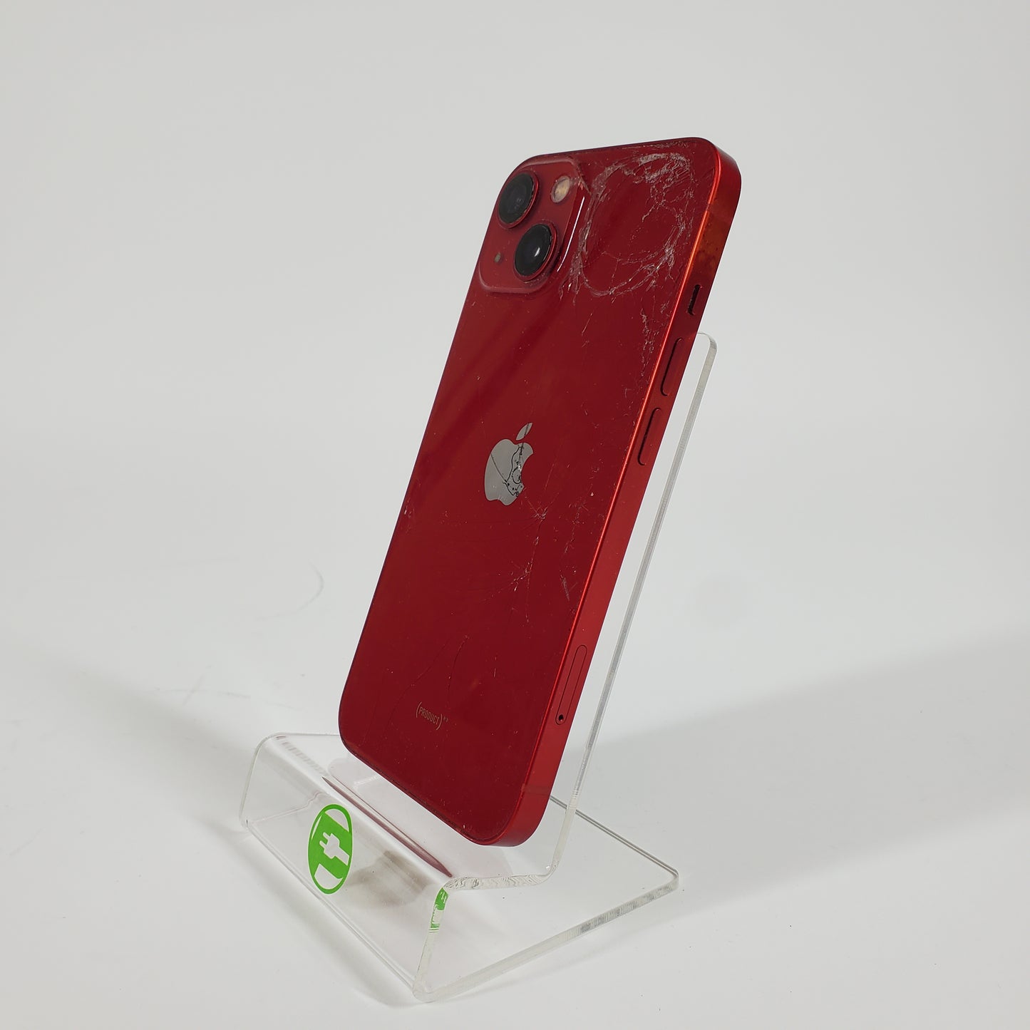 Broken Unlocked Apple iPhone 13 128GB 18.6.2 MLAA3LL/A Cracked and Battery