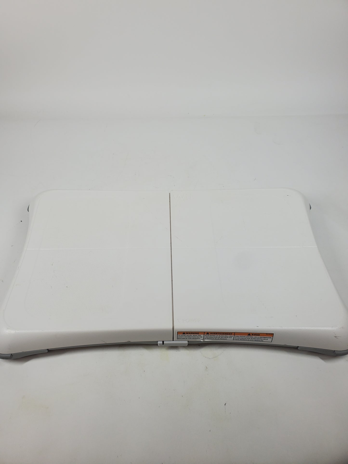 Broken Nintendo Wii Balance Board White RVL-021 Corroded Battery Compartment