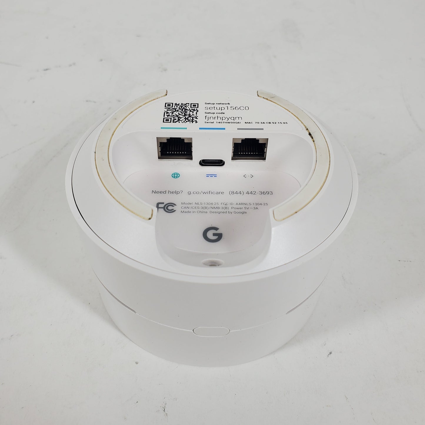 Google Mesh WIFI Router Router White NLS-1304-25