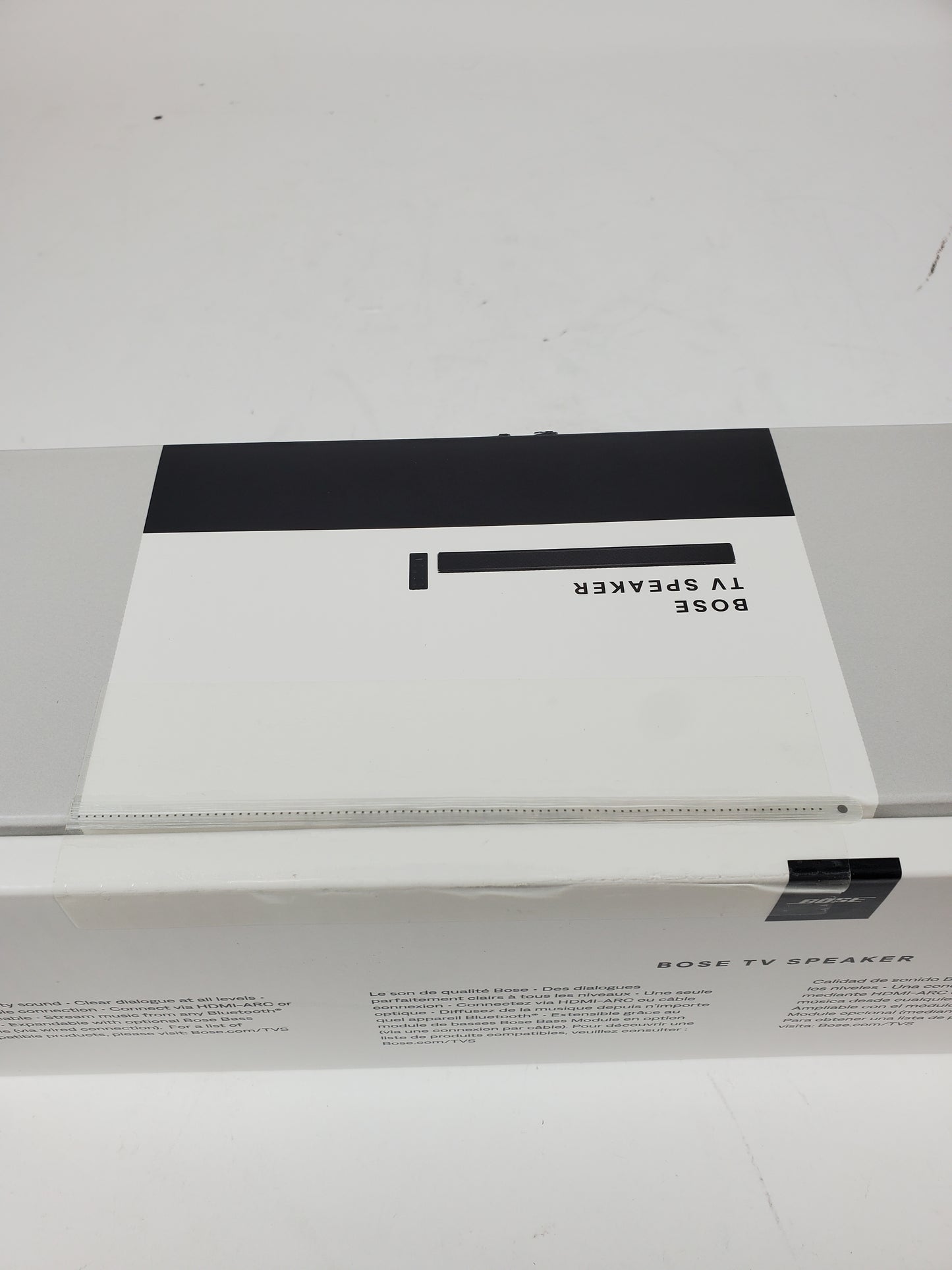 New Bose TV Speaker TV Speaker Black 838309-1100