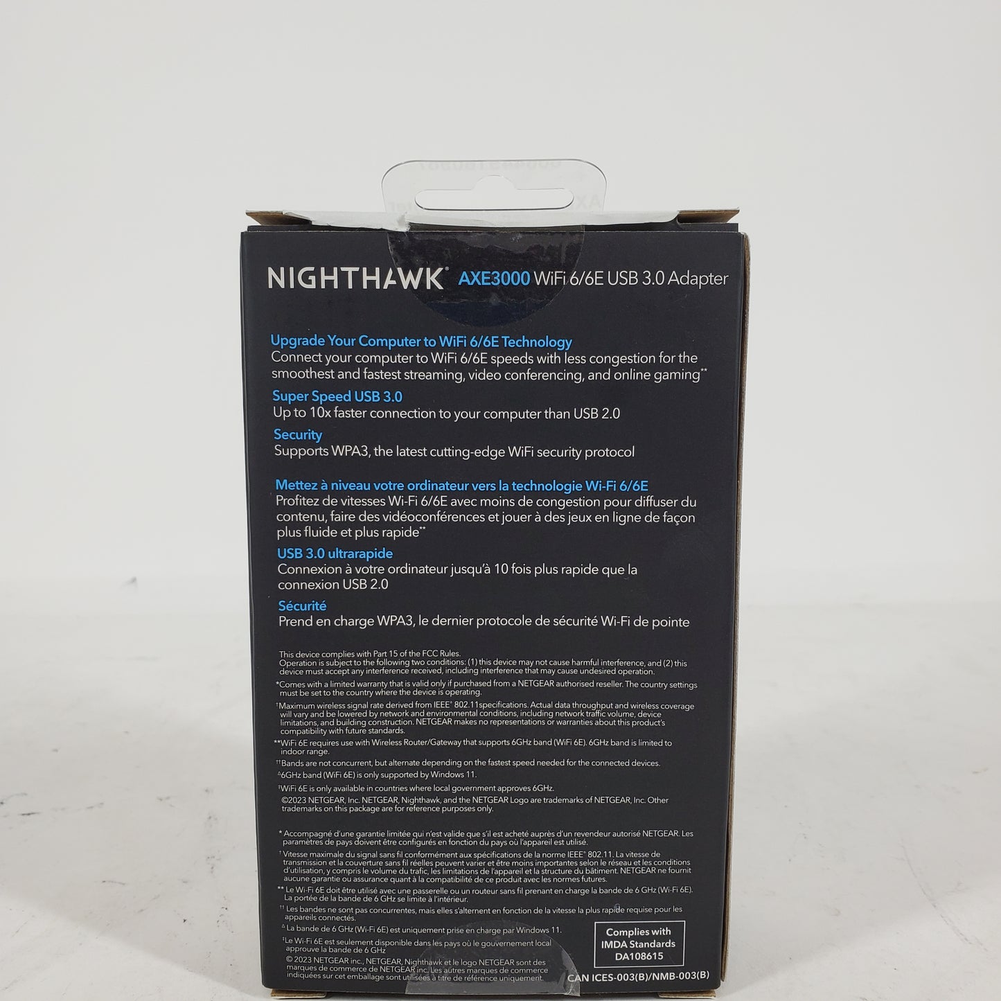 New NETGEAR Nighthawk AXE3000 WIFI USB ADAPTER A8000