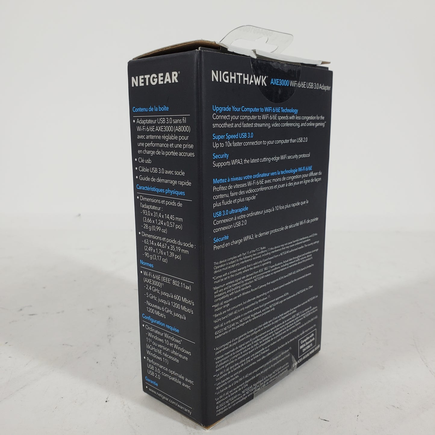 New NETGEAR Nighthawk AXE3000 WIFI USB ADAPTER A8000