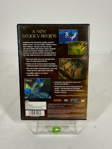 Buldur's Gate Dark Alliance & Dark Alliance 2 Playstion 2 Complete with Manual