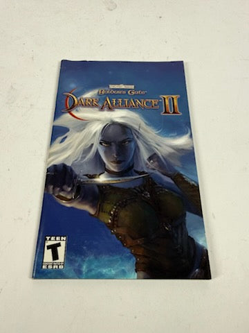 Buldur's Gate Dark Alliance & Dark Alliance 2 Playstion 2 Complete with Manual