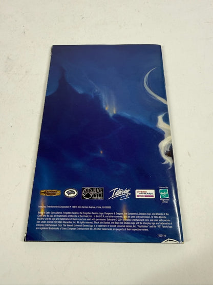 Buldur's Gate Dark Alliance & Dark Alliance 2 Playstion 2 Complete with Manual
