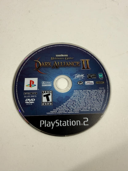 Buldur's Gate Dark Alliance & Dark Alliance 2 Playstion 2 Complete with Manual
