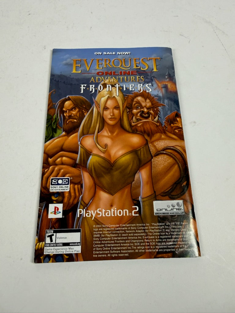 Champions of Norrath & Champions Return to Arms Playstaion 2 Complete + Manual