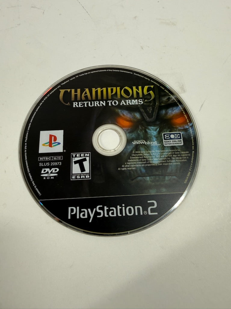 Champions of Norrath & Champions Return to Arms Playstaion 2 Complete + Manual