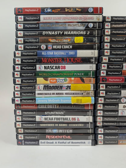 Lot of 41 Sony PlayStation 2 PS2 Games