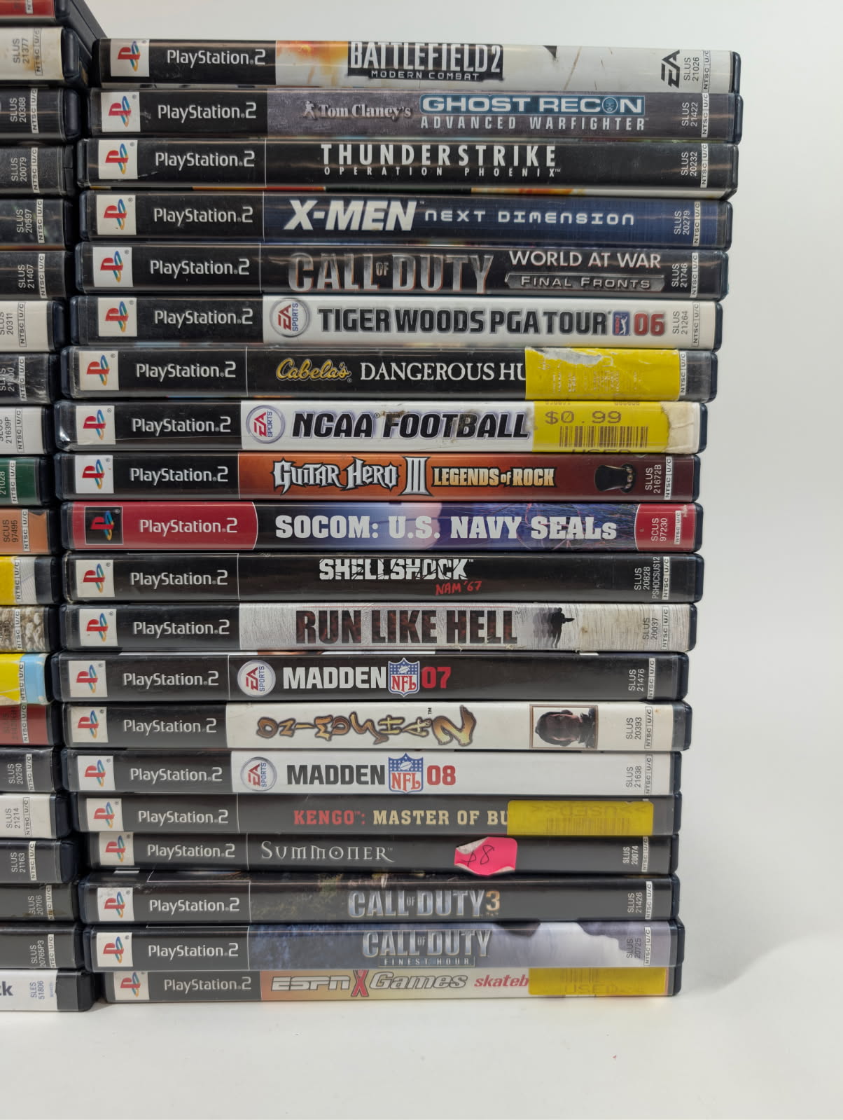 Lot of 41 Sony PlayStation 2 PS2 Games