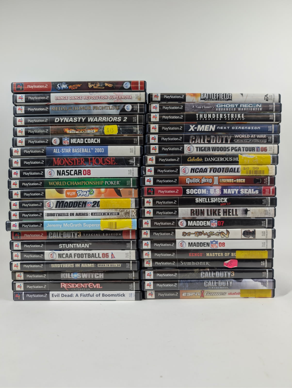 Lot of 41 Sony PlayStation 2 PS2 Games