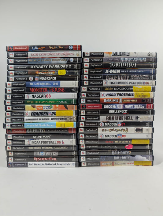 Lot of 41 Sony PlayStation 2 PS2 Games