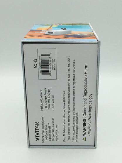 New Vivitar Pro Charger Power Bank  PWR3010-WHT