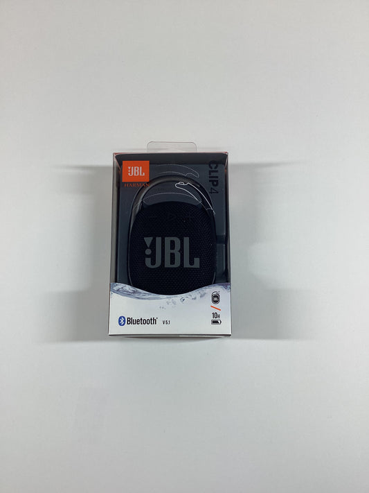 New JBL Clip 4 Portable Wireless Bluetooth Speaker Black JBLCLIP4BLKAM
