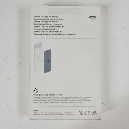 Apple Mag Safe iPhone Air Battery Magnetic Wireless Power Bank MGPG4AM/A
