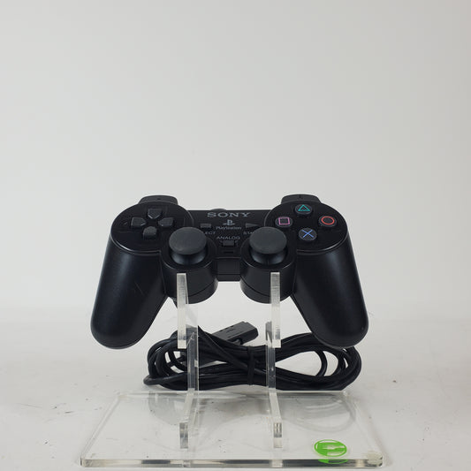 Broken Sony PlayStation 2 PS2 DualShock 2 Wired Controller Black SCPH-10010