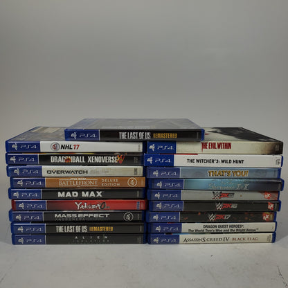 Lot of 22 Sony PlayStation 4 PS4 Games See The Description for Titles