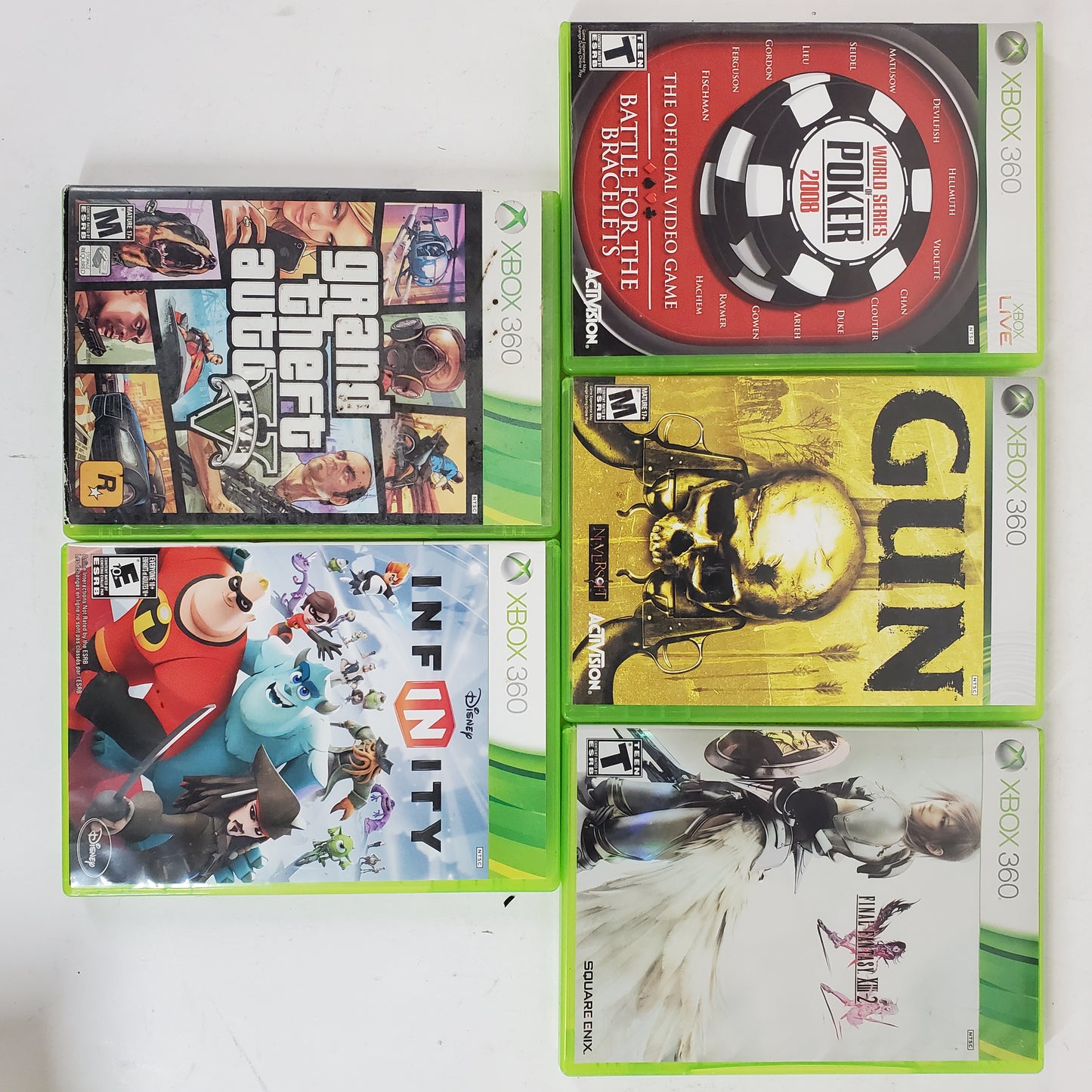 Lot of 11 Microsoft Xbox 360 Games