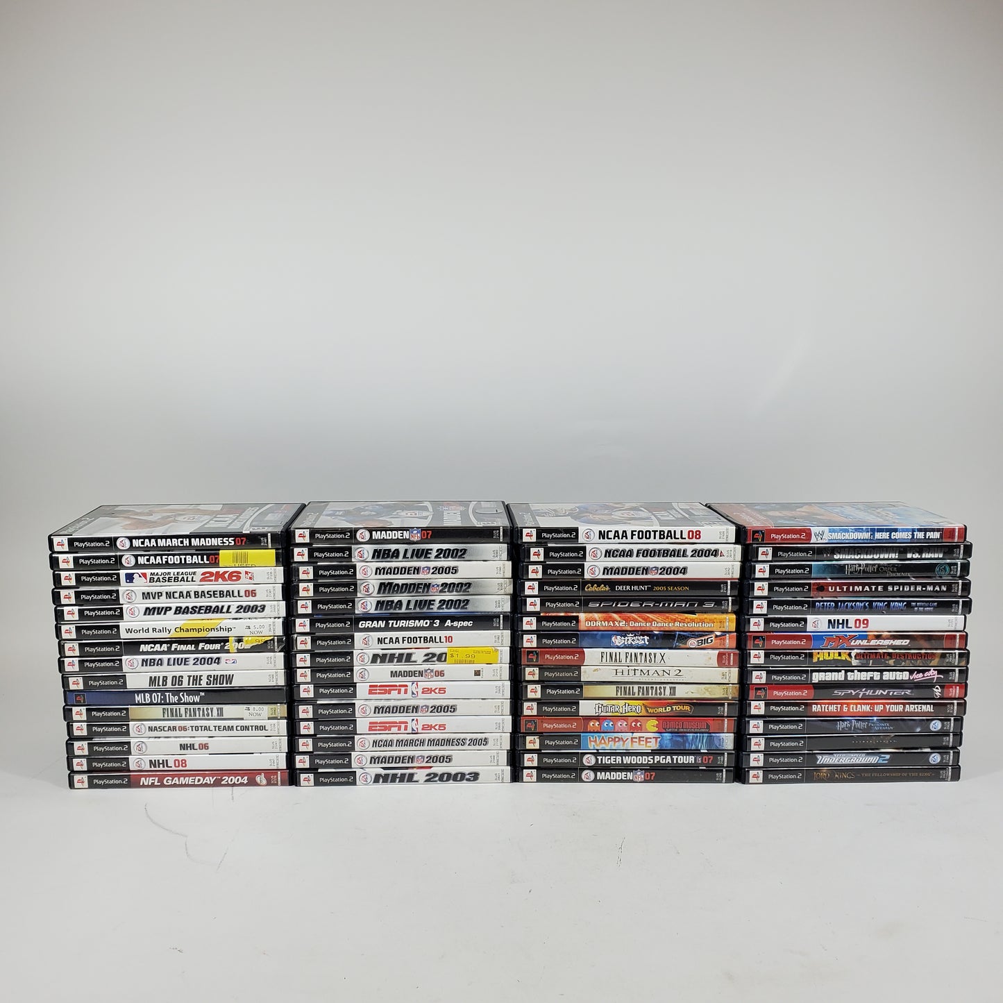 Lot of 91 Sony PlayStation 2 PS2 Games See Description for Titles