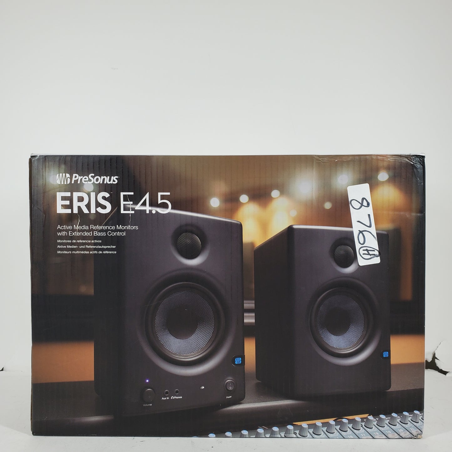 PreSonus Eris E4.5 Tabletop Stereo System Black 75-50500350-B