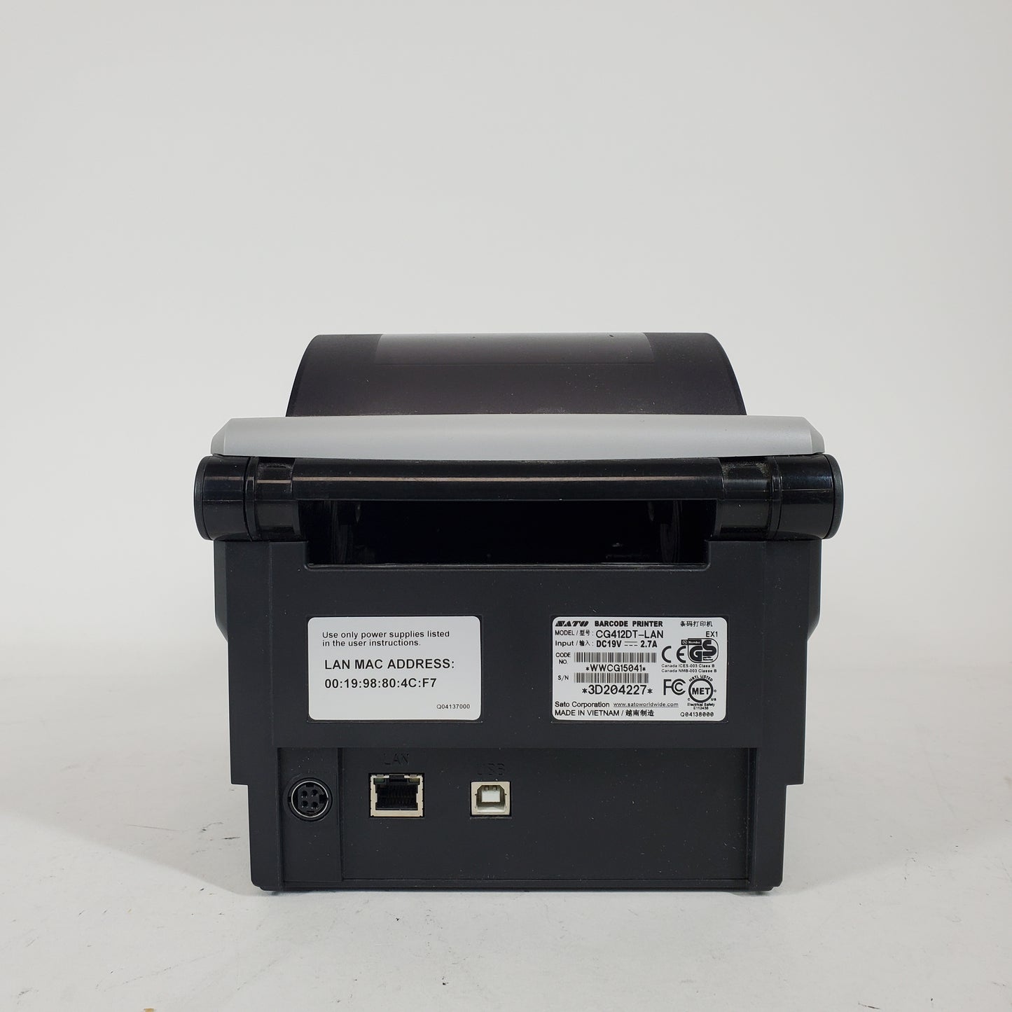 Sato CG412DT-Lan LABEL PRINTER CG412DT-LAN