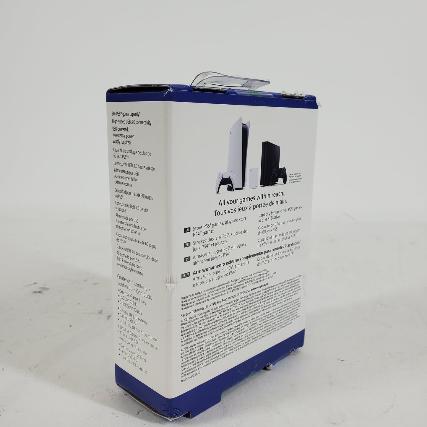 New Sony Playstation 5 PS5 Game Drive White STLV5000100